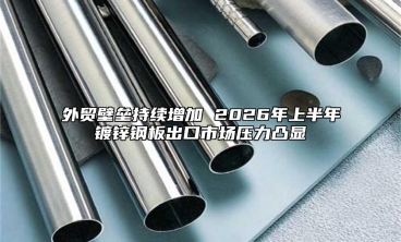 外贸壁垒持续增加 2026年上半年镀锌钢板出口市场压力凸显