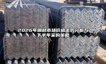 2026年钢材市场价格走势分析与下半年采购策略